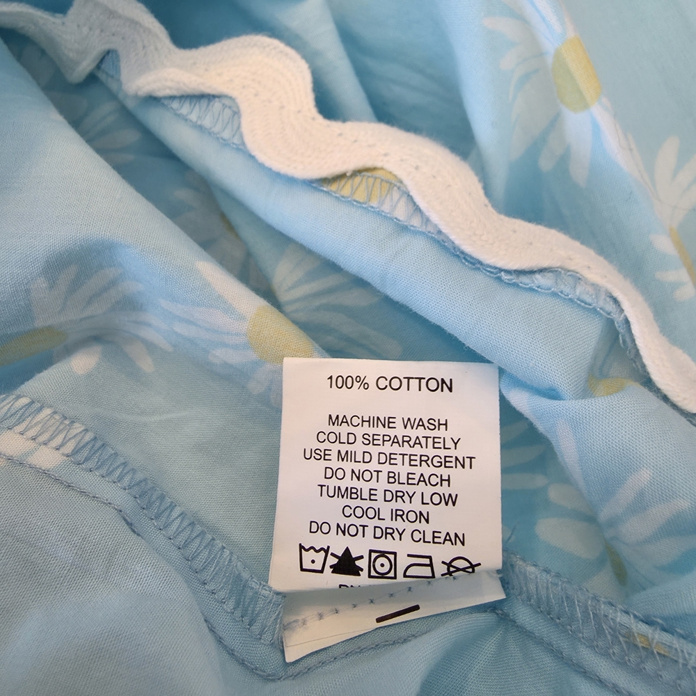 Simply Southern Light Blue Daisy Tiered Dress - Picture 6 of 6